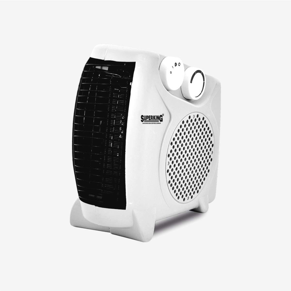 Superking Fan Heater 2000/1000 W Fan Room Heater With ISI Approved ( White)